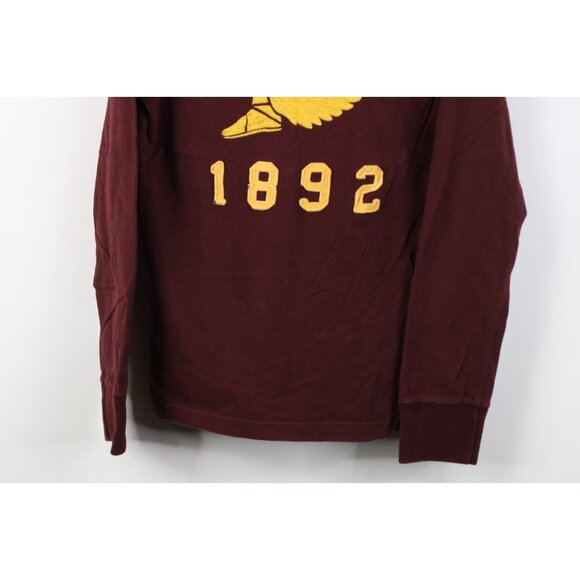 Vintage 90s Y2K Abercrombie & Fitch Mens S Muscle Track Shoe Long Sleeve T-Shirt - Picture 3 of 13